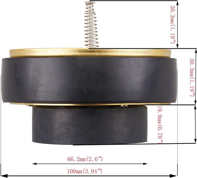 Minimprover Internal Backwater Valve,4-F 4" Float Model Flood-Guard for 4-inch Flood Drains,Drain Backflow Preventer for Sewer Flood Protection - Image 2